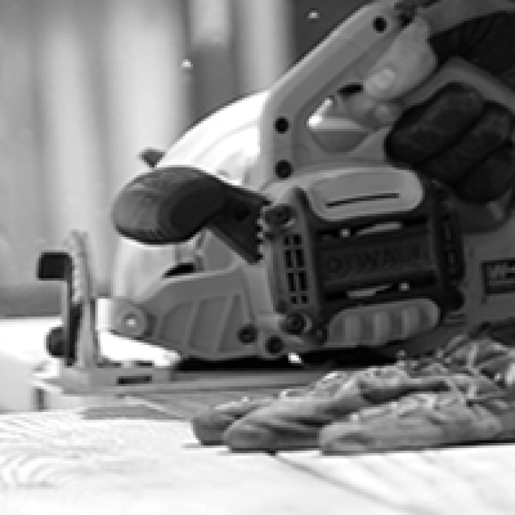 Header Image showing Pulse Team Cutting Lumber On Location.